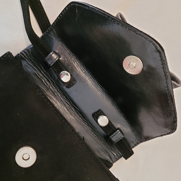 Vaneli Black Suede Evening Bag - Picture 5 of 5